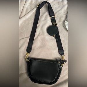 Fawn design dual pouch purse